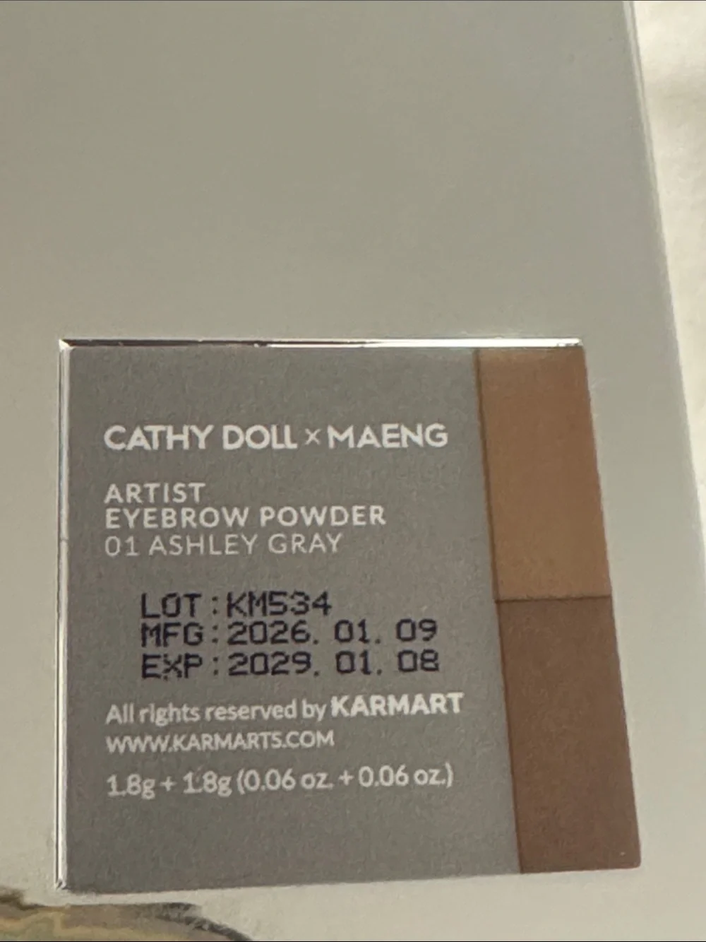 Cathy Doll x Maeng Reflective Silver Phone Case